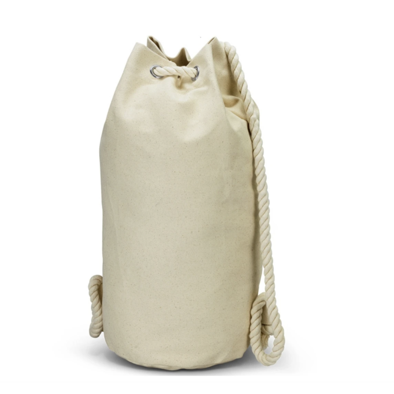 İpli Kanvas Kumaş Spor Çantası